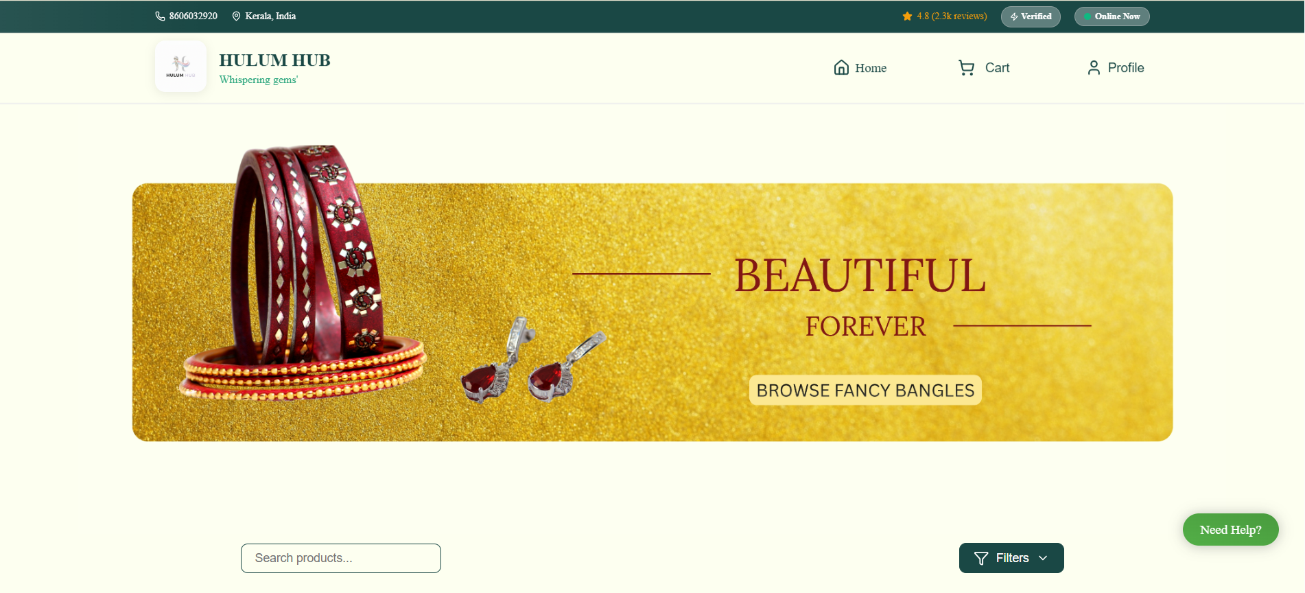 Kerala Sellers Website - Web Development Project